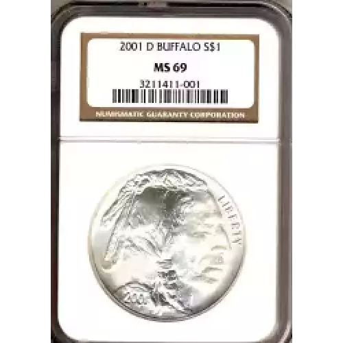 Modern Commemoratives --- American Buffalo Commemorative 2001-Silver- 1 Dollar (3)