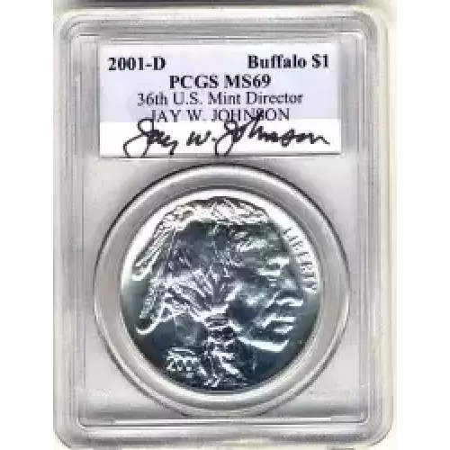 Modern Commemoratives --- American Buffalo Commemorative 2001-Silver- 1 Dollar (3)