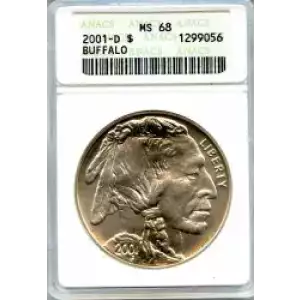 Modern Commemoratives --- American Buffalo Commemorative 2001-Silver- 1 Dollar (3)