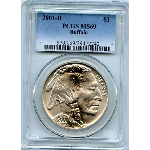 Modern Commemoratives --- American Buffalo Commemorative 2001-Silver- 1 Dollar (3)