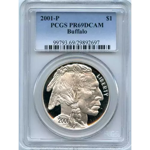 Modern Commemoratives --- American Buffalo Commemorative 2001-Silver- 1 Dollar (3)