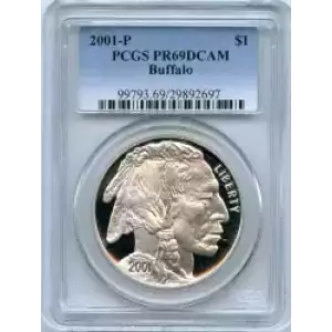 Modern Commemoratives --- American Buffalo Commemorative 2001-Silver- 1 Dollar (3)