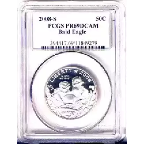 Modern Commemoratives --- Bald Eagle 2008 -Copper-Nickel- 0.5 Dollar (3)