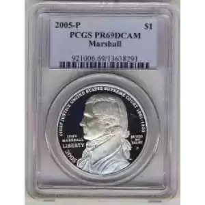 Modern Commemoratives --- Chief Justice John Marshall 2005 -Silver- 1 Dollar (3)