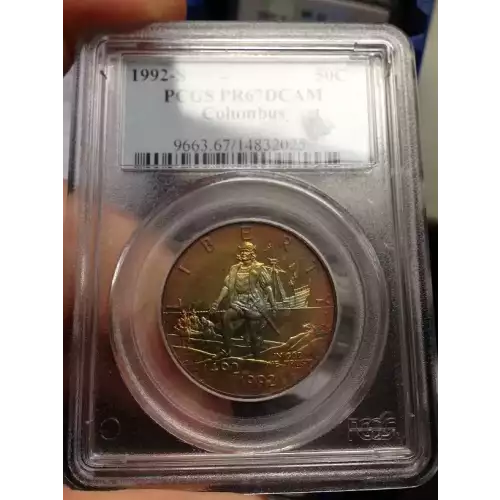 Modern Commemoratives --- Christopher Columbus Quincentenary 1992 -Silver- 1 Dollar (3)