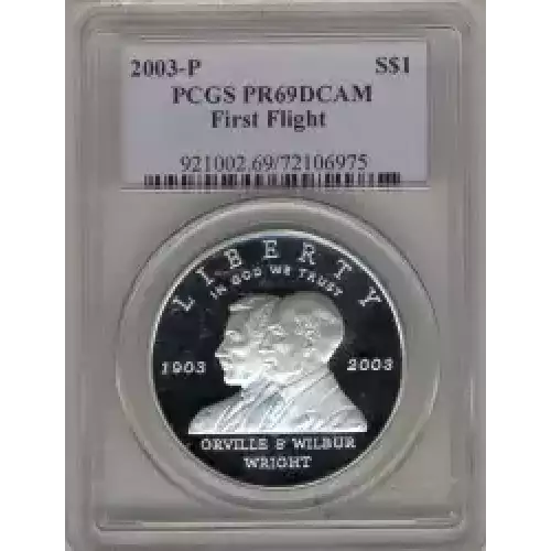 Modern Commemoratives --- First Flight Centennial 2003 -Silver- 1 Dollar (3)