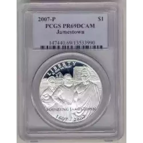 Modern Commemoratives --- Jamestown 400th Anniversary 2007 -Silver- 1 Dollar (3)