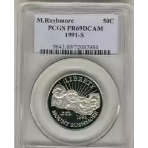 Modern Commemoratives --- Mount Rushmore Golden Anniversary 1991 -Silver- 1 Dollar (3)