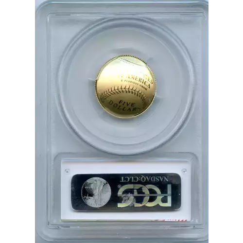 Modern Commemoratives --- National Baseball Hall of Fame 2014 -Gold- 5 Dollar (3)