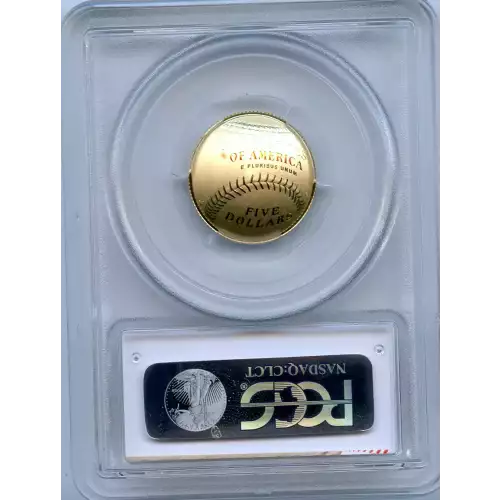 Modern Commemoratives --- National Baseball Hall of Fame 2014 -Gold- 5 Dollar (3)