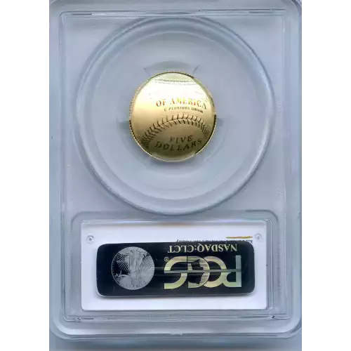 Modern Commemoratives --- National Baseball Hall of Fame 2014 -Gold- 5 Dollar (3)