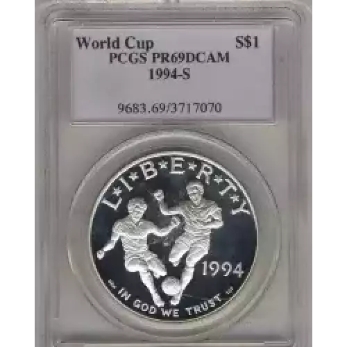 Modern Commemoratives --- World Cup Tournament 1994 -Silver- 1 Dollar (3)