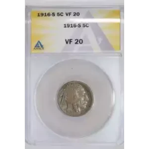 Nickel Five Cent Pieces-Indian Head or Buffalo