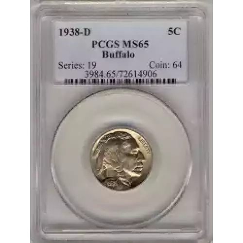 Nickel Five Cent Pieces-Indian Head or Buffalo (3)