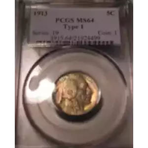 Nickel Five Cent Pieces-Indian Head or Buffalo (3)