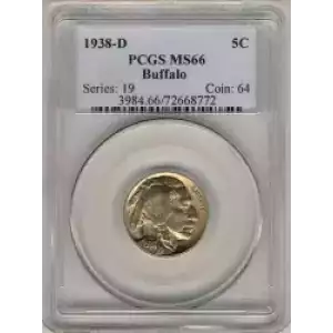 Nickel Five Cent Pieces-Indian Head or Buffalo (3)