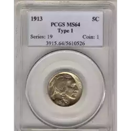 Nickel Five Cent Pieces-Indian Head or Buffalo (3)