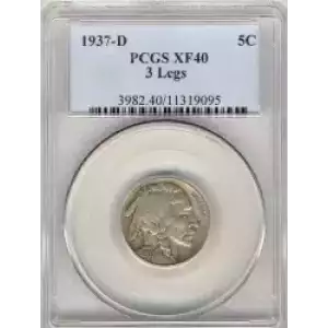 Nickel Five Cent Pieces-Indian Head or Buffalo (3)