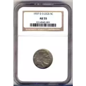 Nickel Five Cent Pieces-Indian Head or Buffalo (3)