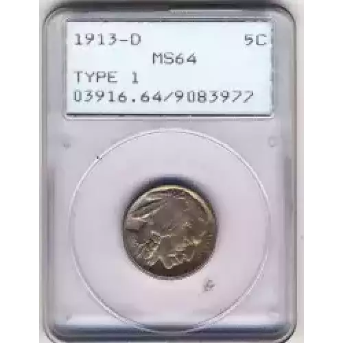 Nickel Five Cent Pieces-Indian Head or Buffalo (3)