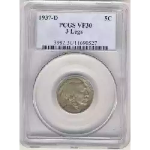 Nickel Five Cent Pieces-Indian Head or Buffalo (3)