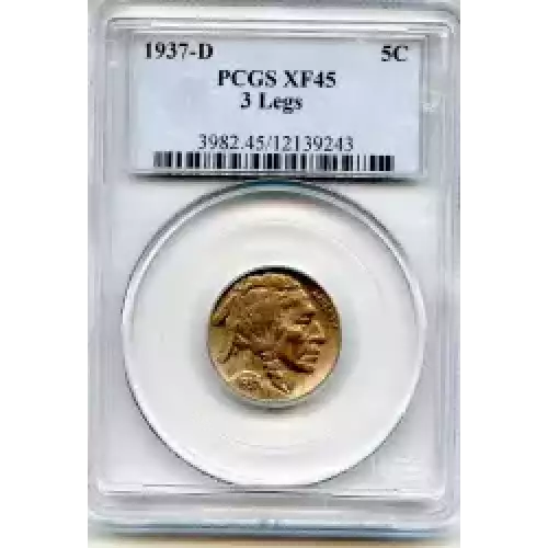 Nickel Five Cent Pieces-Indian Head or Buffalo (3)