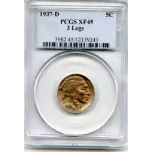 Nickel Five Cent Pieces-Indian Head or Buffalo (3)