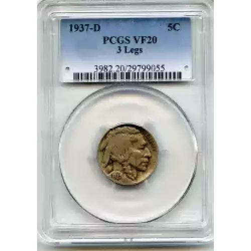 Nickel Five Cent Pieces-Indian Head or Buffalo (3)