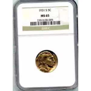 Nickel Five Cent Pieces-Indian Head or Buffalo (3)