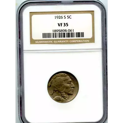 Nickel Five Cent Pieces-Indian Head or Buffalo (3)