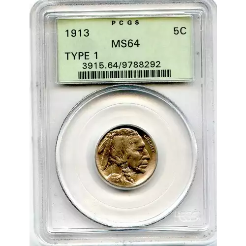 Nickel Five Cent Pieces-Indian Head or Buffalo (3)