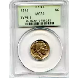 Nickel Five Cent Pieces-Indian Head or Buffalo (3)