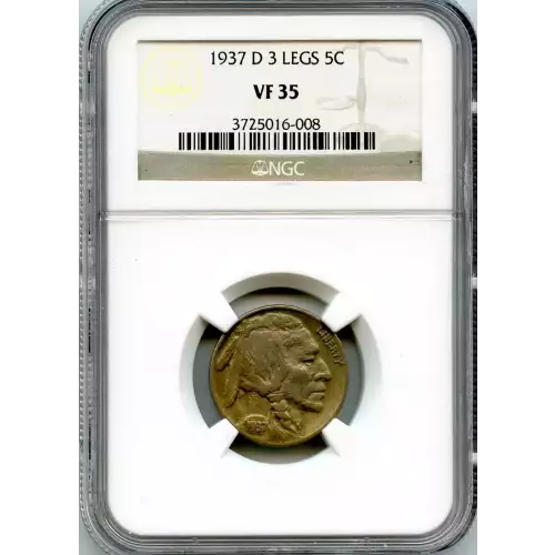 Nickel Five Cent Pieces-Indian Head or Buffalo (3)