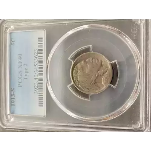 Nickel Five Cent Pieces-Indian Head or Buffalo (3)