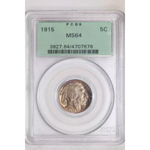 Nickel Five Cent Pieces-Indian Head or Buffalo