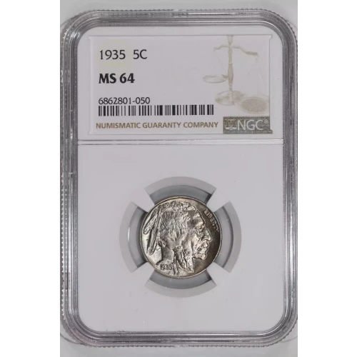 Nickel Five Cent Pieces-Indian Head or Buffalo