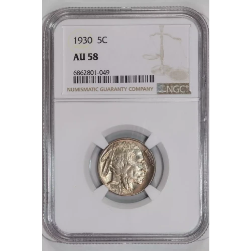 Nickel Five Cent Pieces-Indian Head or Buffalo