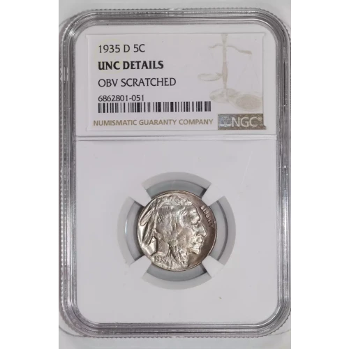 Nickel Five Cent Pieces-Indian Head or Buffalo