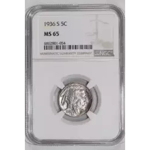 Nickel Five Cent Pieces-Indian Head or Buffalo