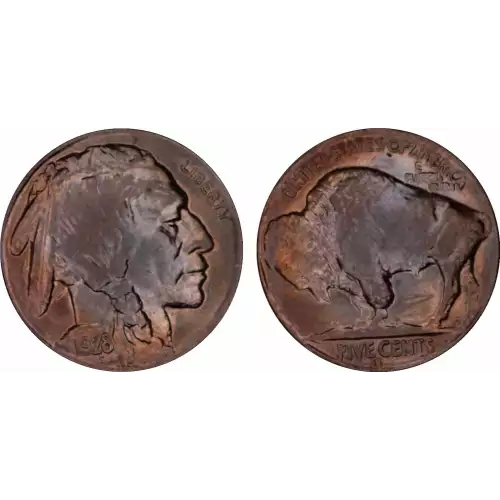 Nickel Five Cent Pieces-Indian Head or Buffalo