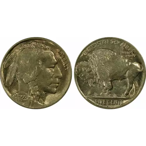 Nickel Five Cent Pieces-Indian Head or Buffalo
