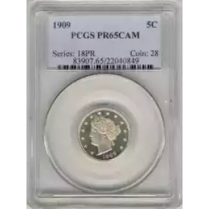 Nickel Five Cent Pieces-Liberty Head 1883-1913 (3)