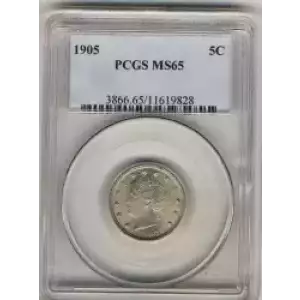 Nickel Five Cent Pieces-Liberty Head 1883-1913 (3)