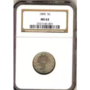 Nickel Five Cent Pieces-Liberty Head 1883-1913 (3)