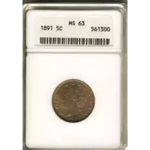 Nickel Five Cent Pieces-Liberty Head 1883-1913 (3)