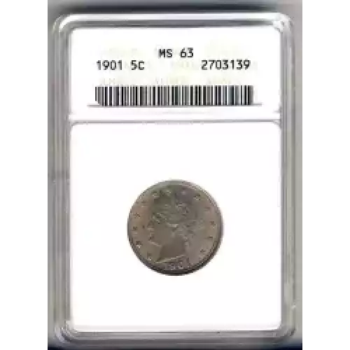 Nickel Five Cent Pieces-Liberty Head 1883-1913 (3)