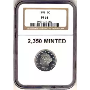 Nickel Five Cent Pieces-Liberty Head 1883-1913 (3)