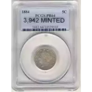 Nickel Five Cent Pieces-Liberty Head 1883-1913 (3)