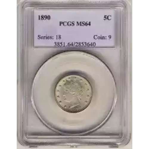 Nickel Five Cent Pieces-Liberty Head 1883-1913 (3)