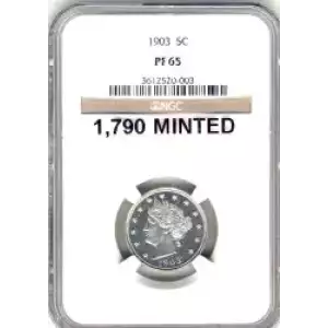 Nickel Five Cent Pieces-Liberty Head 1883-1913 (3)